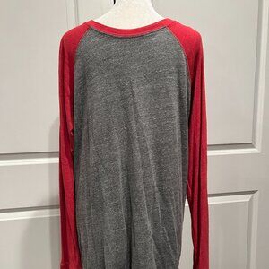 Fossil Men’s Long Sleeve - Grey/Red - Large